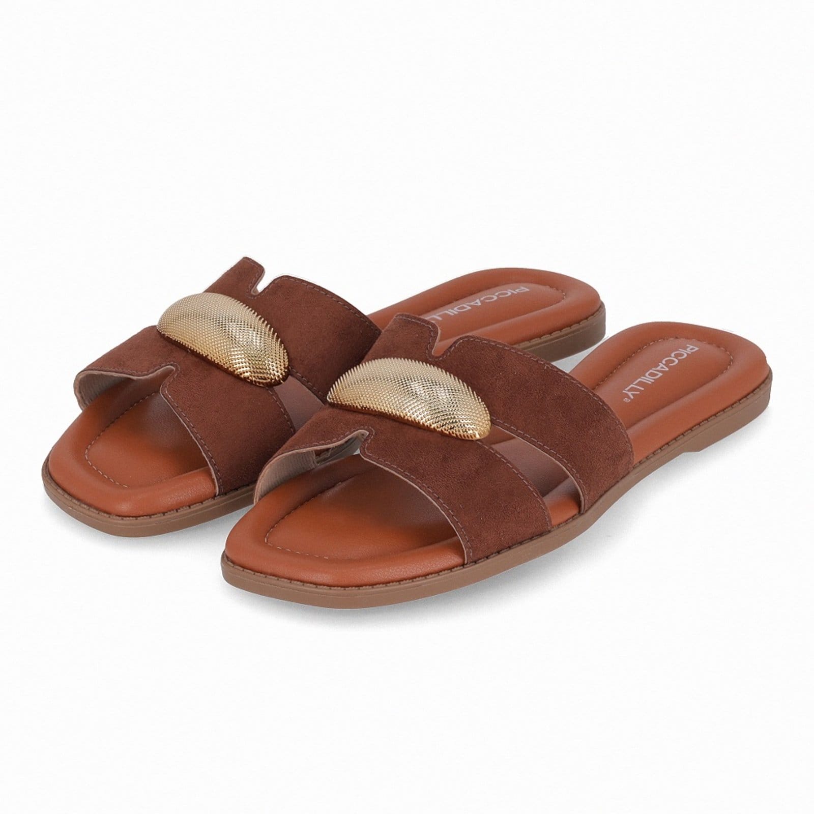 Vista 2 Tamanco Piccadilly 508069 Feminino - Pinhão Piccadilly marrom