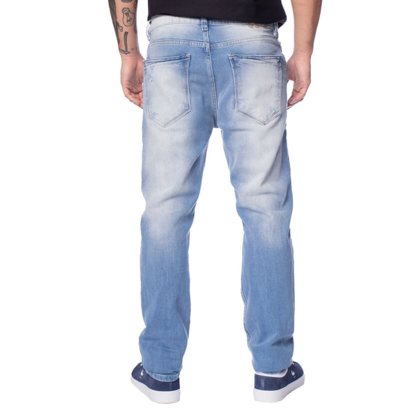 Calça Jeans Masculina Gangster Slim Jeans Claro - 2