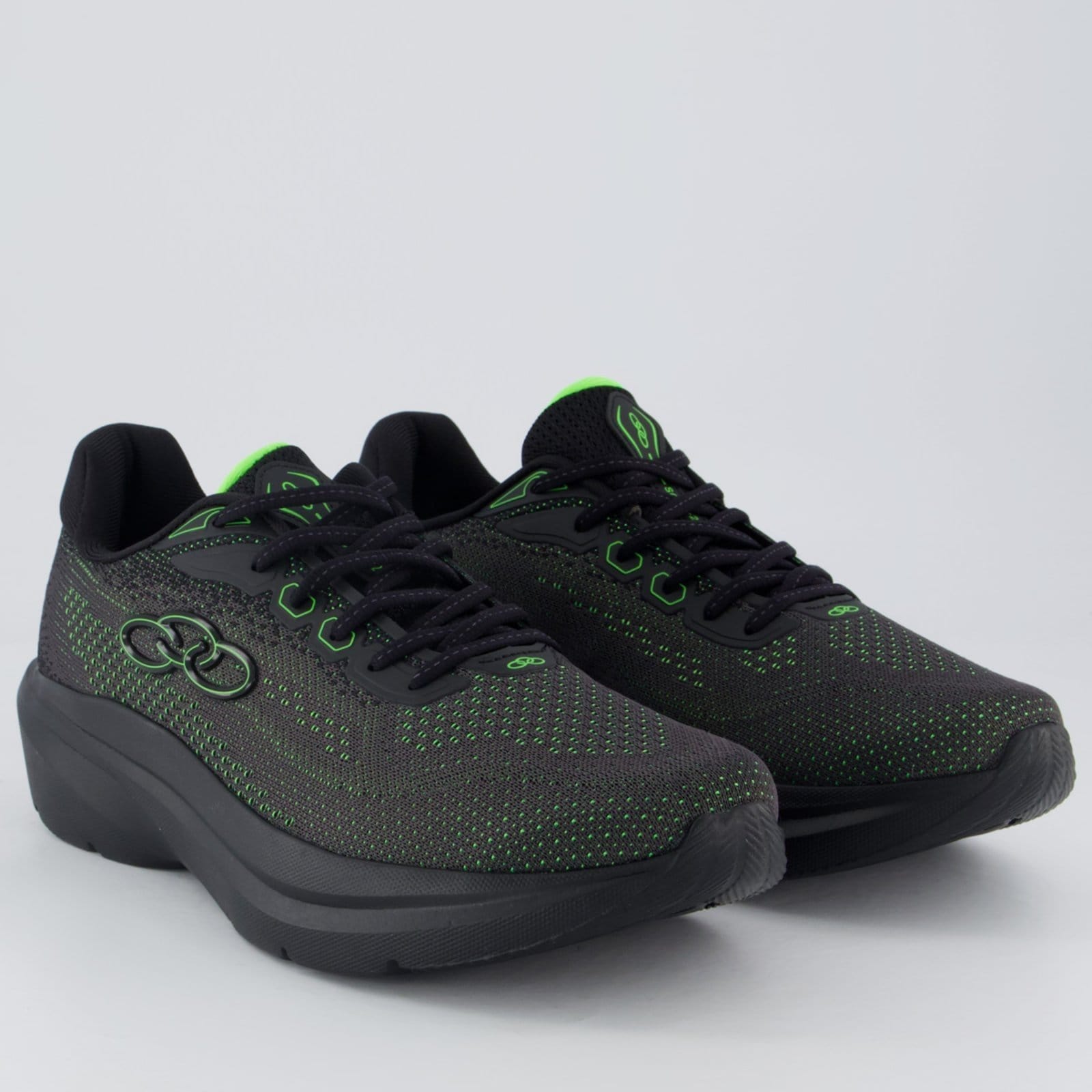 Vista 2 Tênis Olympikus Soma 2 Preto e Verde OLYMPIKUS preto verde