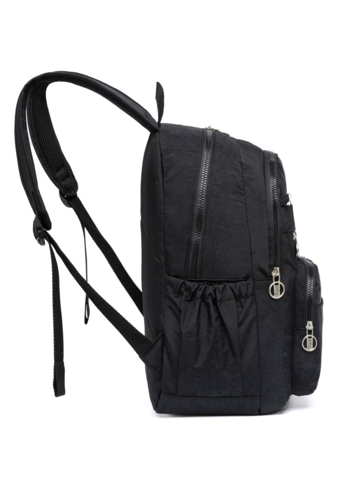 Vista 2 Infantil - Mochila Feminina Faculdade Bolsa Escola Espaçosa Casual YUPE preto
