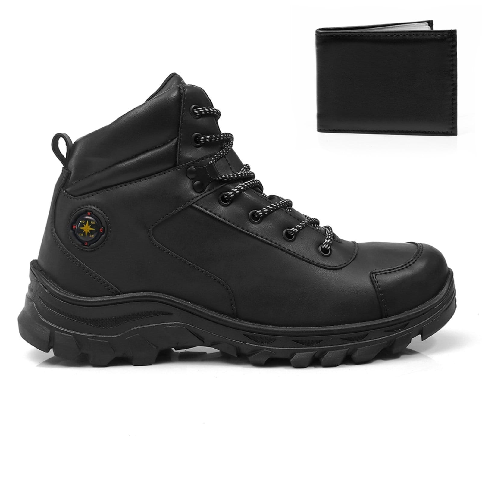 Bota Masculina Bredeni Adventure Montain Com Carteira