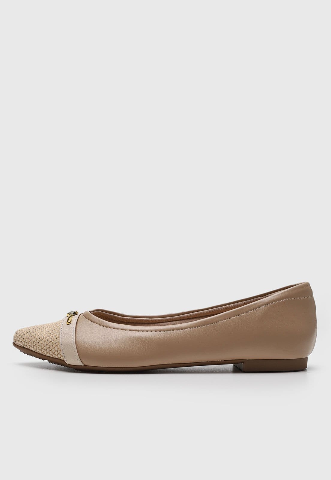 Sapatilha Modare Bico Fino Detalhe Tramado