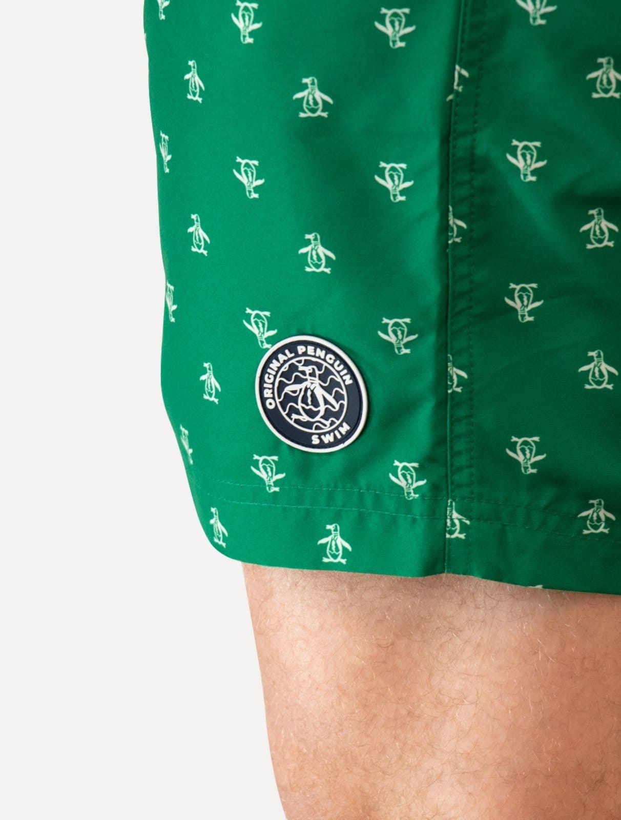 Vista 2 Short Original Penguin Masculino D Água Logo Print Original Penguin verde