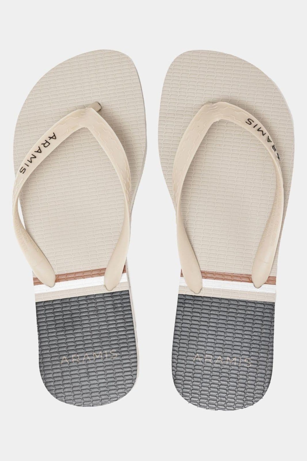 Vista 2 Chinelo Aramis Faixa Areia Aramis bege