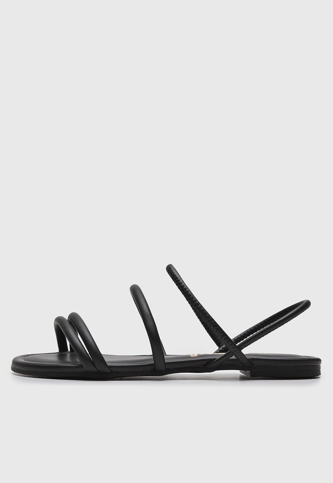 Rasteira Vizzano Tiras Preta