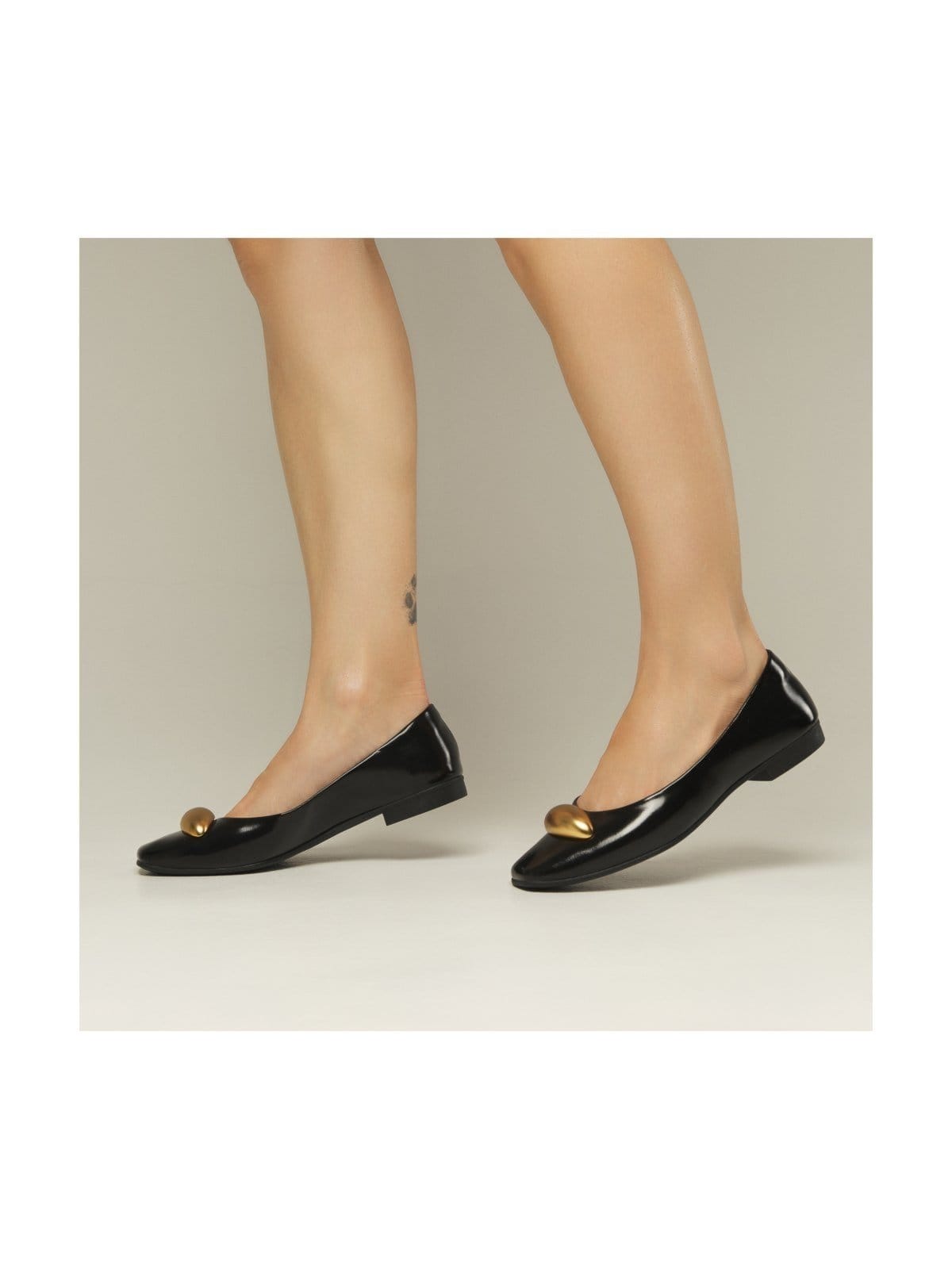 Vista 2 SAPATILHA LARISSA DI VALENTINI NAPA Di Valentini preto