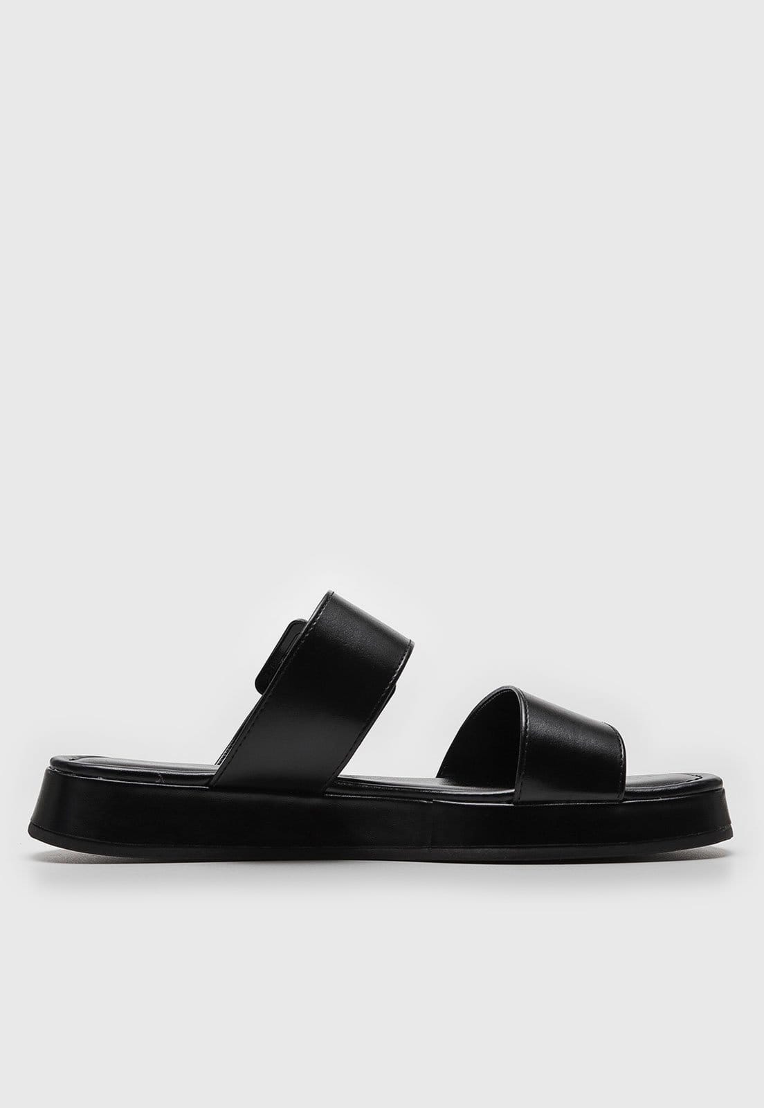 Vista 2 Rasteira Papete Via Mia Lisa Preta Via Mia preto