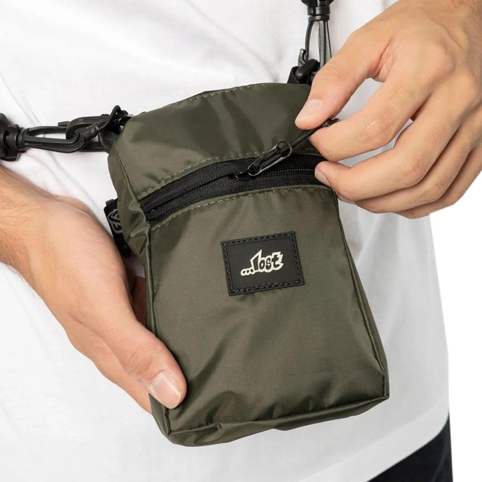 Vista 2 Shoulder Bag Lost Mini SM24 Militar Lost verde