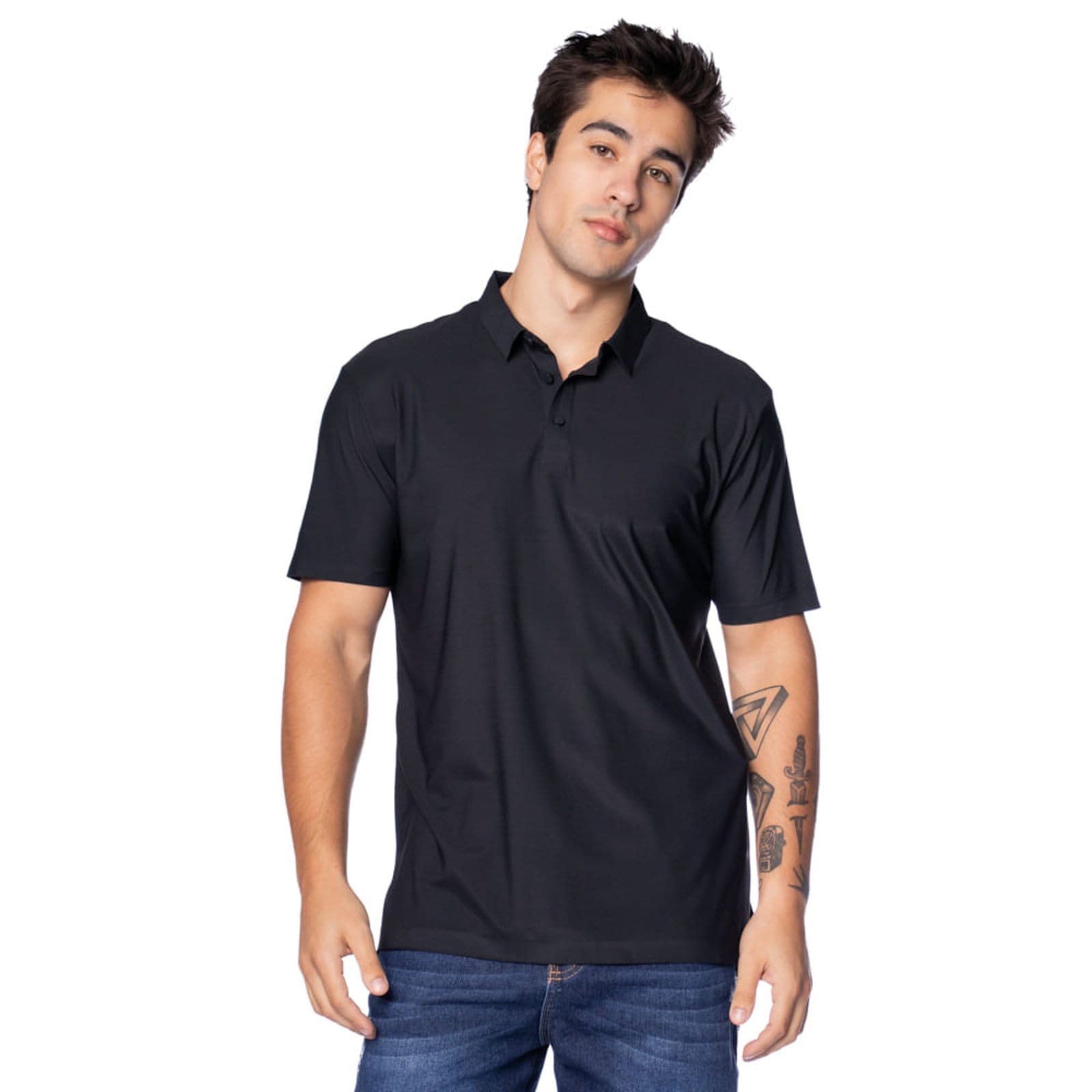 Polo Masculina Sea Surf Tecido Elástico