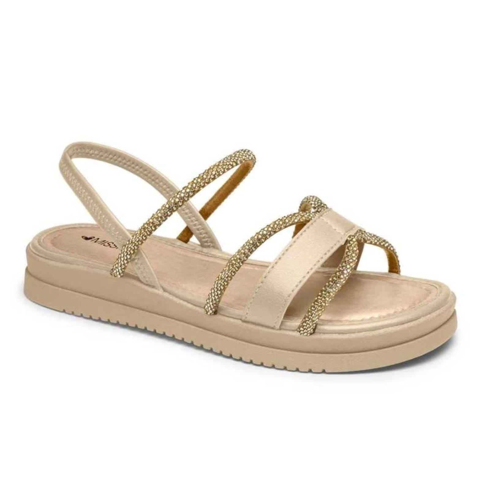 Sandália Feminina Mississipi Flatform Tiras Trançadas