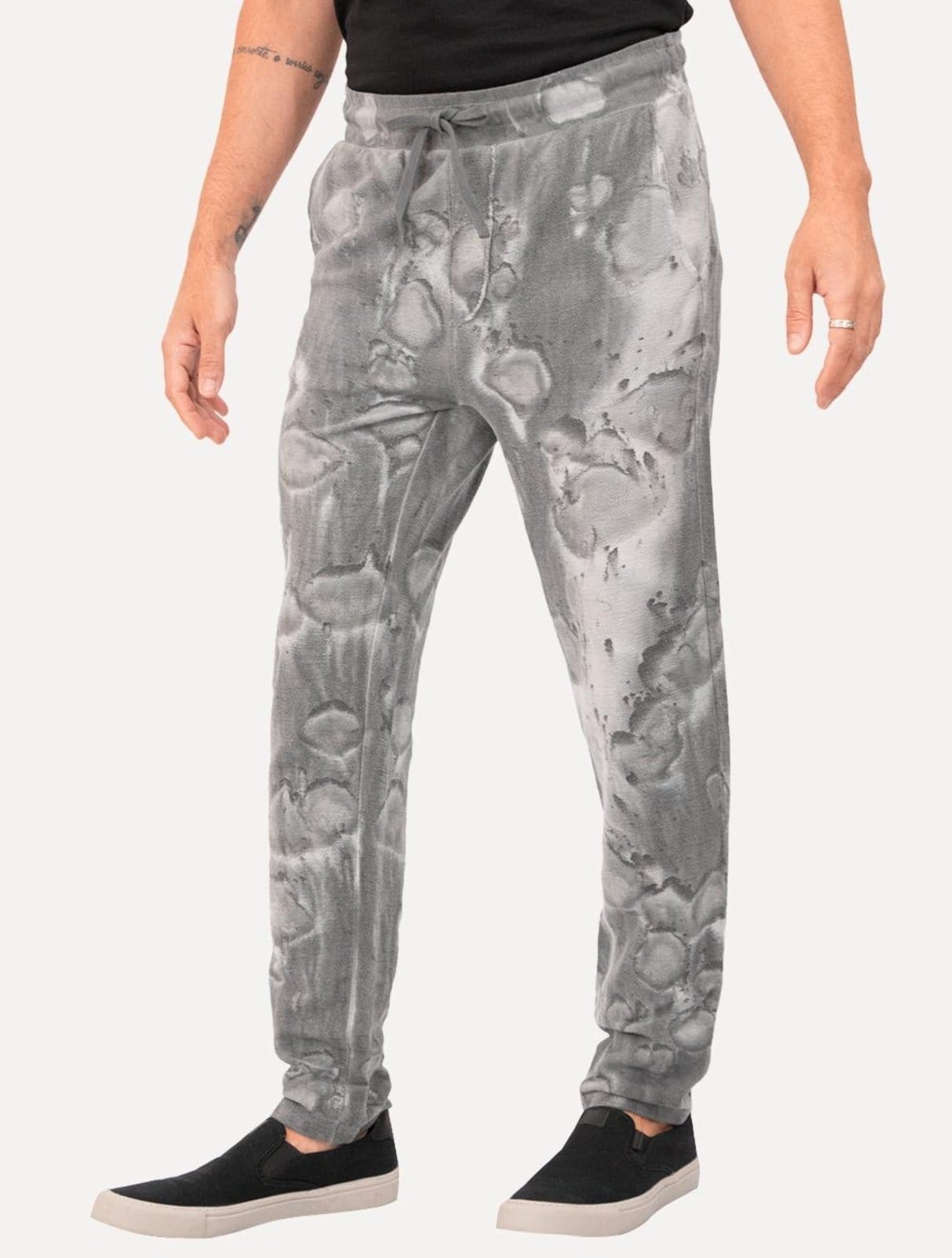 Calça John John Moletom Masculina Regular Splash Médio