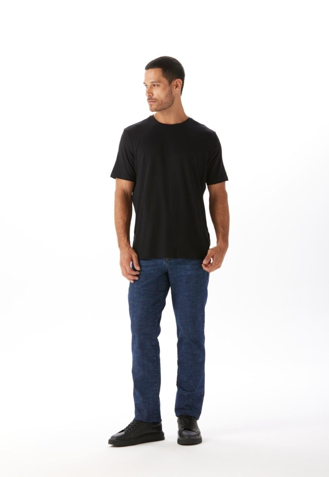 Calça Jeans Slim 5 Bolsos Traymon Indigo