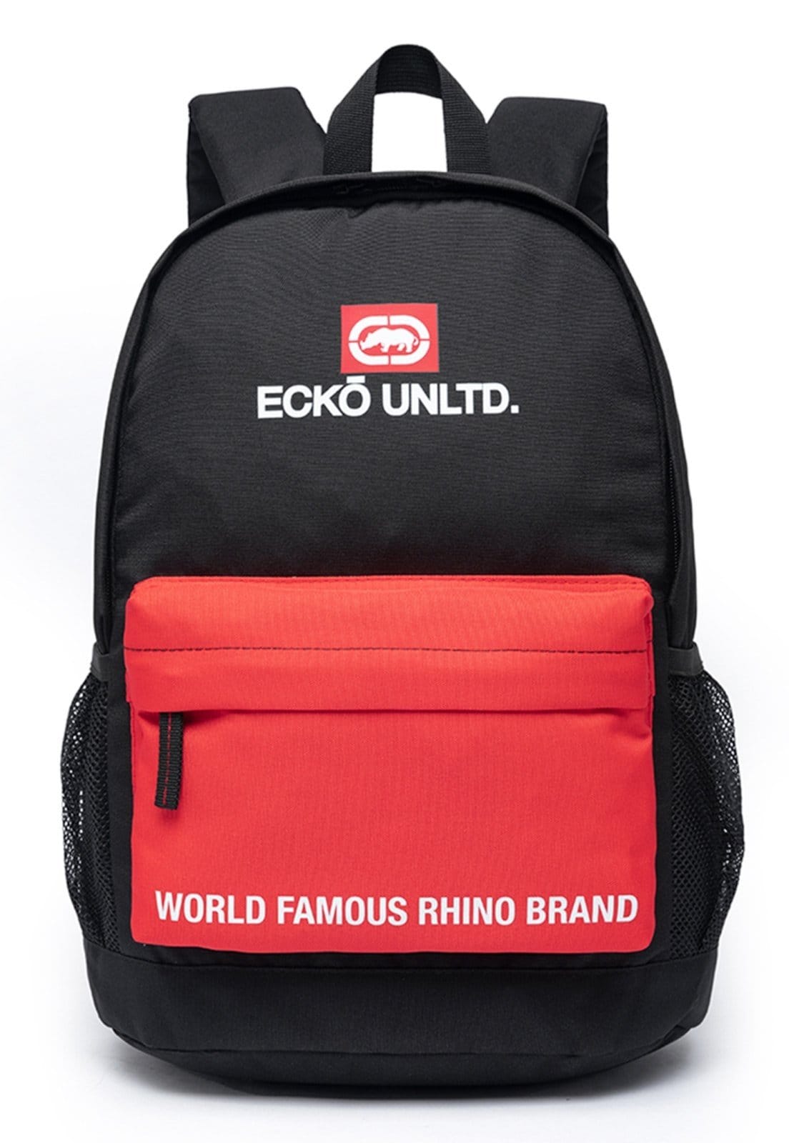Vista 2 Mochila Masculina Ecko Estojo Casual Escolar Reforçada Ecko preto