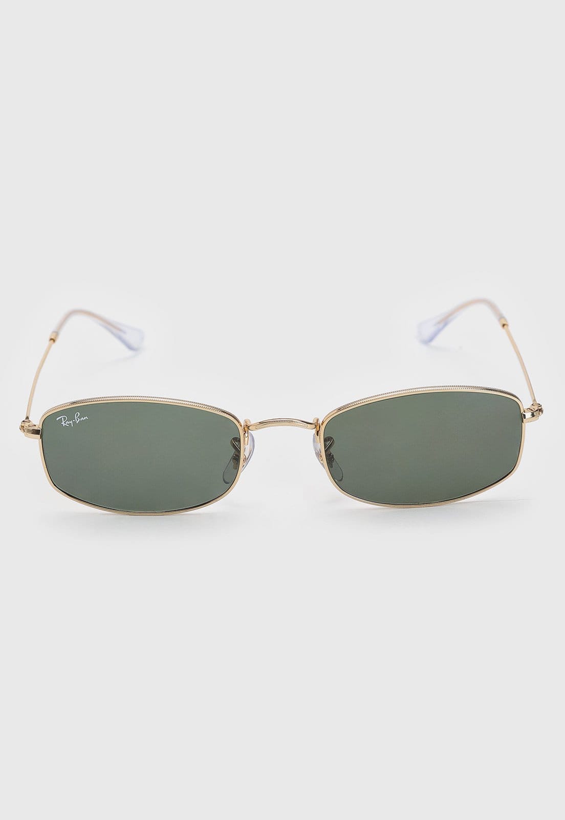 Vista 2 Óculos Feminino Ray-Ban Retangular Metal Ray-Ban dourado