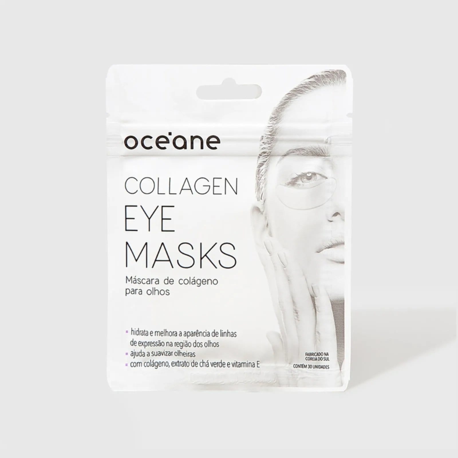 Vista principal Océane Collagen Eyes Mask - Máscara para olhos com Colágeno 35g Oceane branco