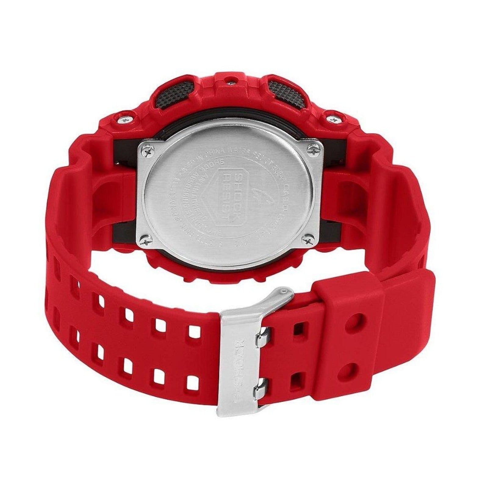 Vista 2 Relógio G-Shock GA-100B-4ADR Vermelho G-SHOCK incolor