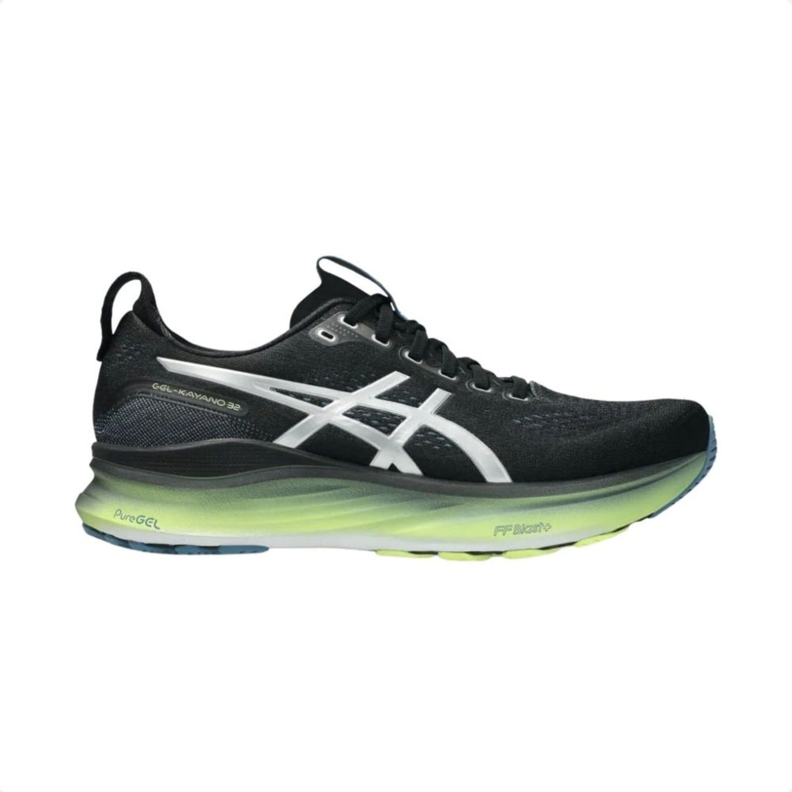 Tênis Running Masculino Asics Kayano 32 Luxe Preto E Verde