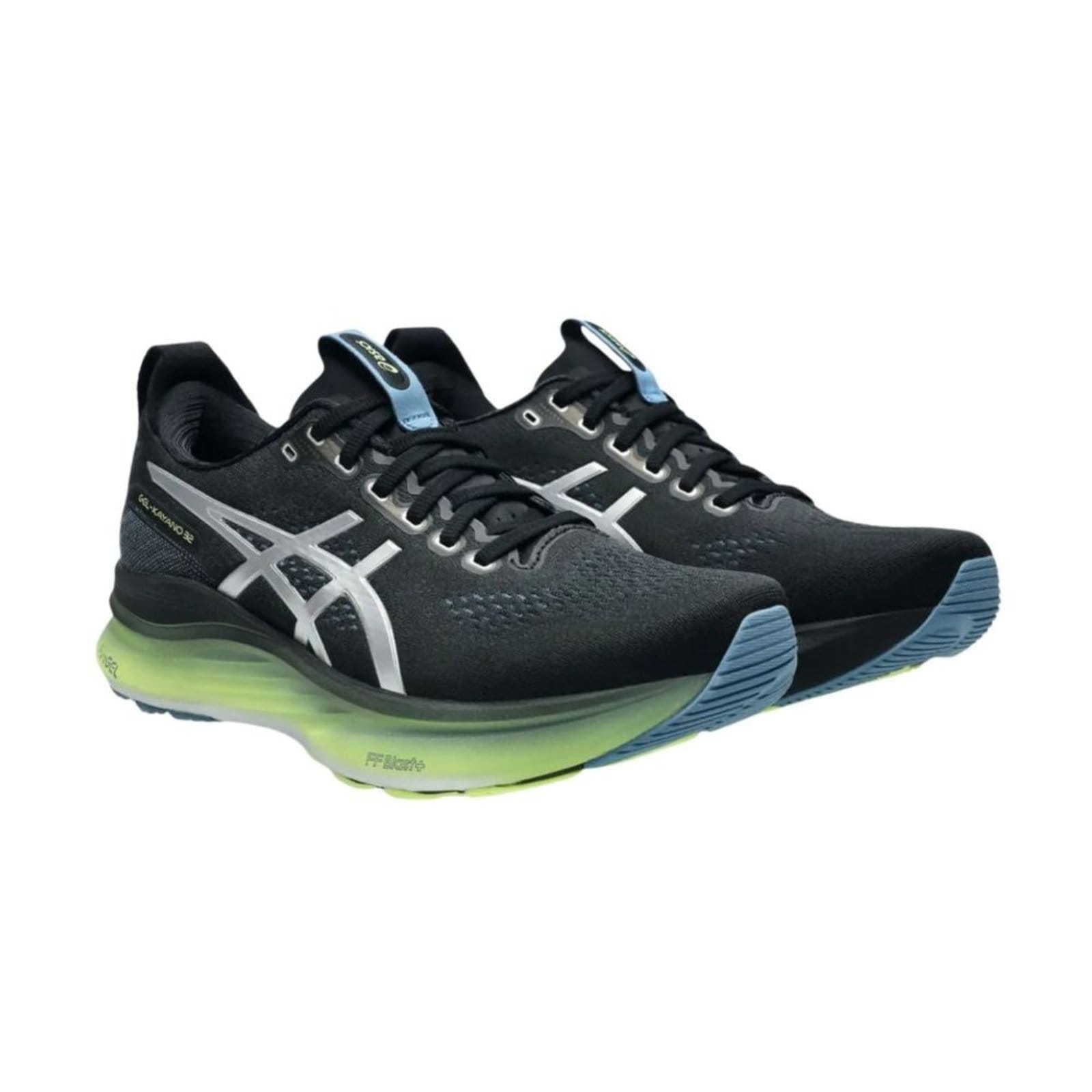 Vista 2 Tênis Running Masculino Asics Kayano 32 Luxe Preto E Verde ASICS preto verde