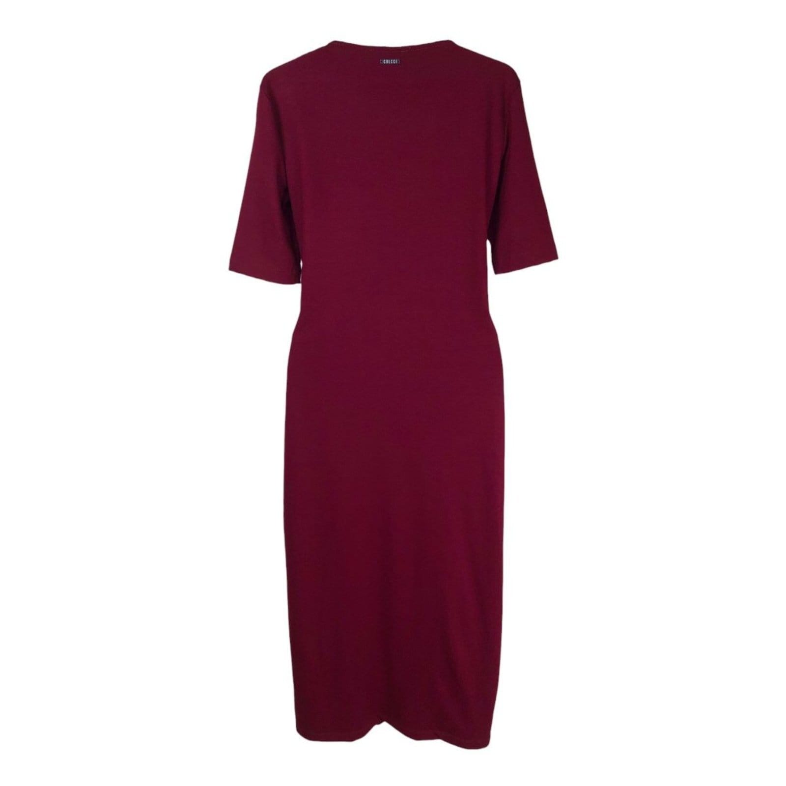 Vista 2 Vestido Colcci Bordo Bloodstone Colcci bordô