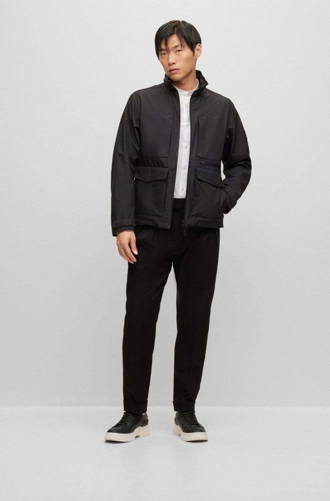 Camisa Slim-Fit Em Popline De Algodão Que Passa Fácil - 2