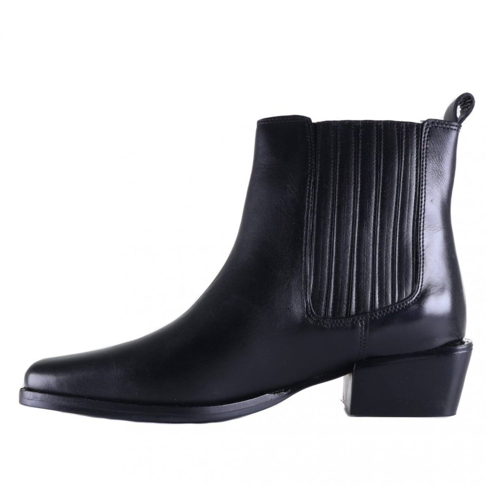 Vista 2 Bota Feminina Zariff Couro 433337 Zariff Zariff preto