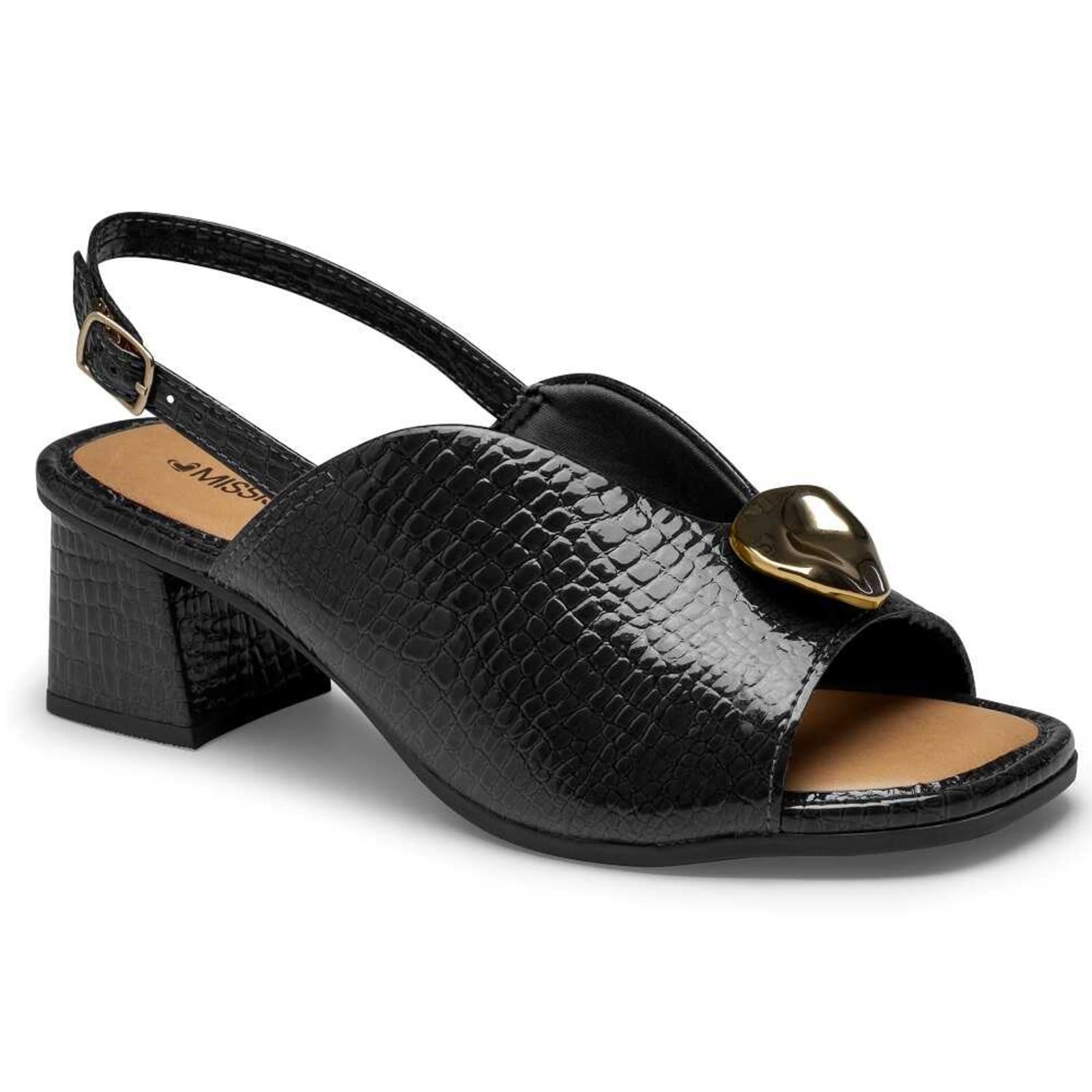 Sandália Feminina Salto Bloco Mississipi MF261