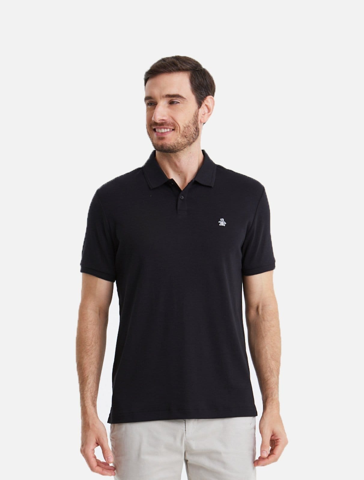 Polo Original Penguin Pima OPKB03000 Preta
