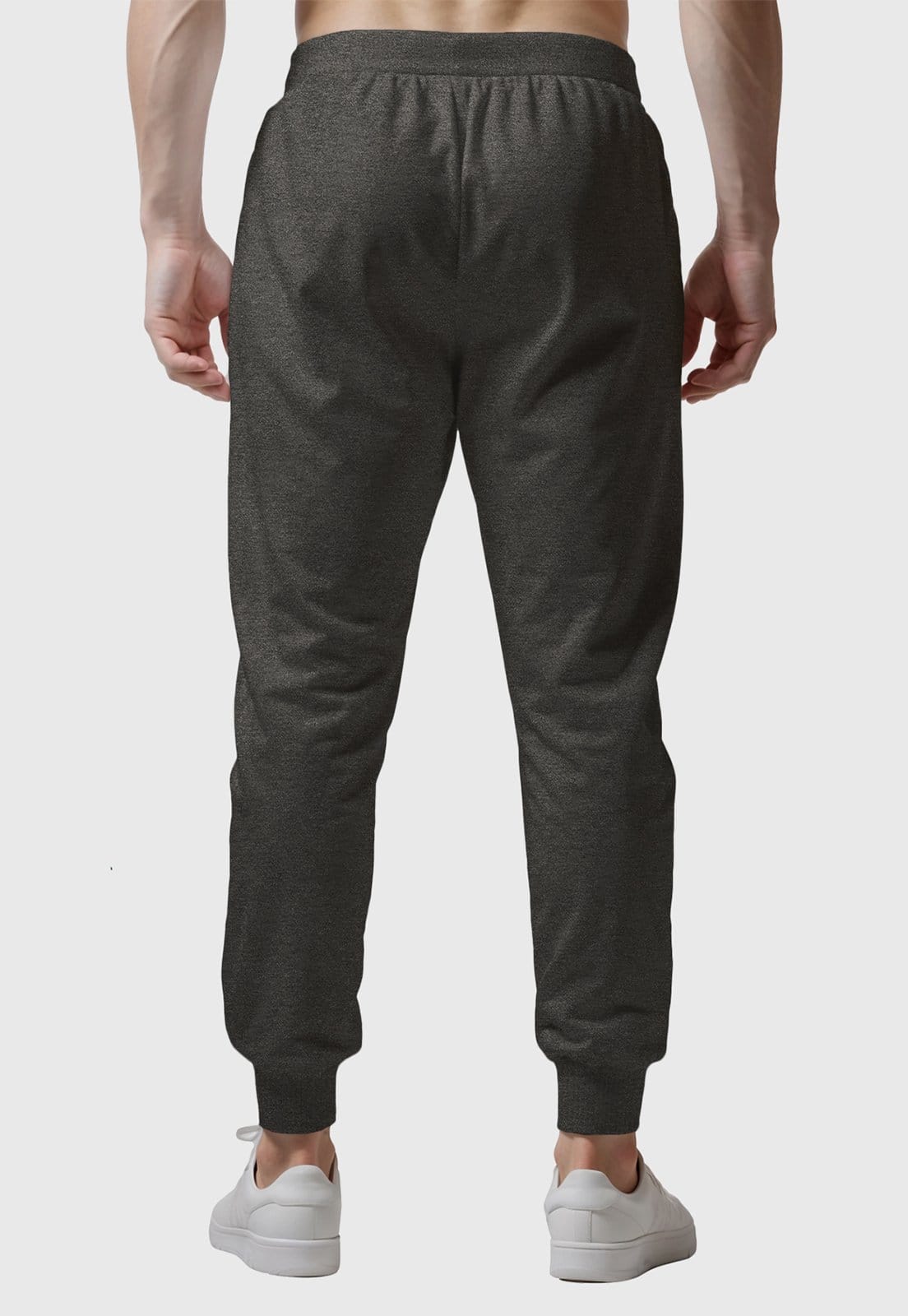 Vista 2 Calça Moletom Masculino Flanelado Liso Chumbo Benellys grafite