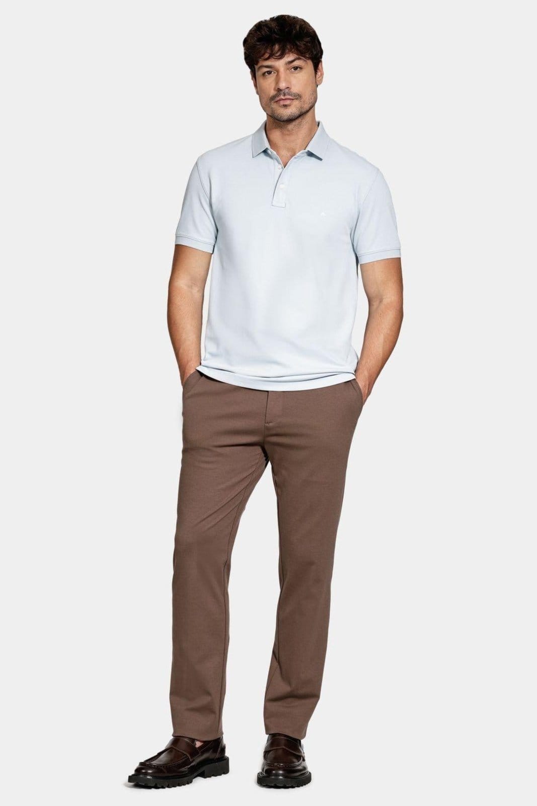 Vista 2 Polo Aramis Manga Curta Piquet Algodão Aramis azul