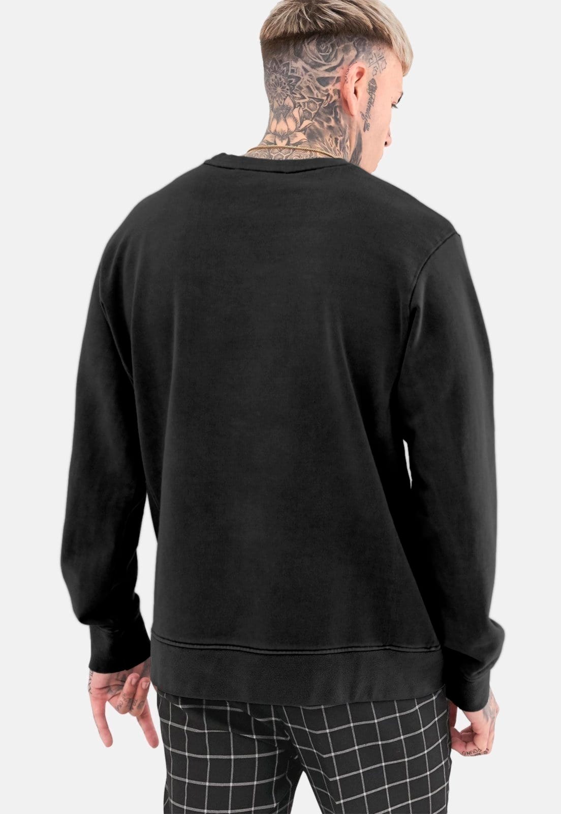 Vista 2 Moletom Crewneck Oversized Vista Rock Girl Wolf Vista Rock preto