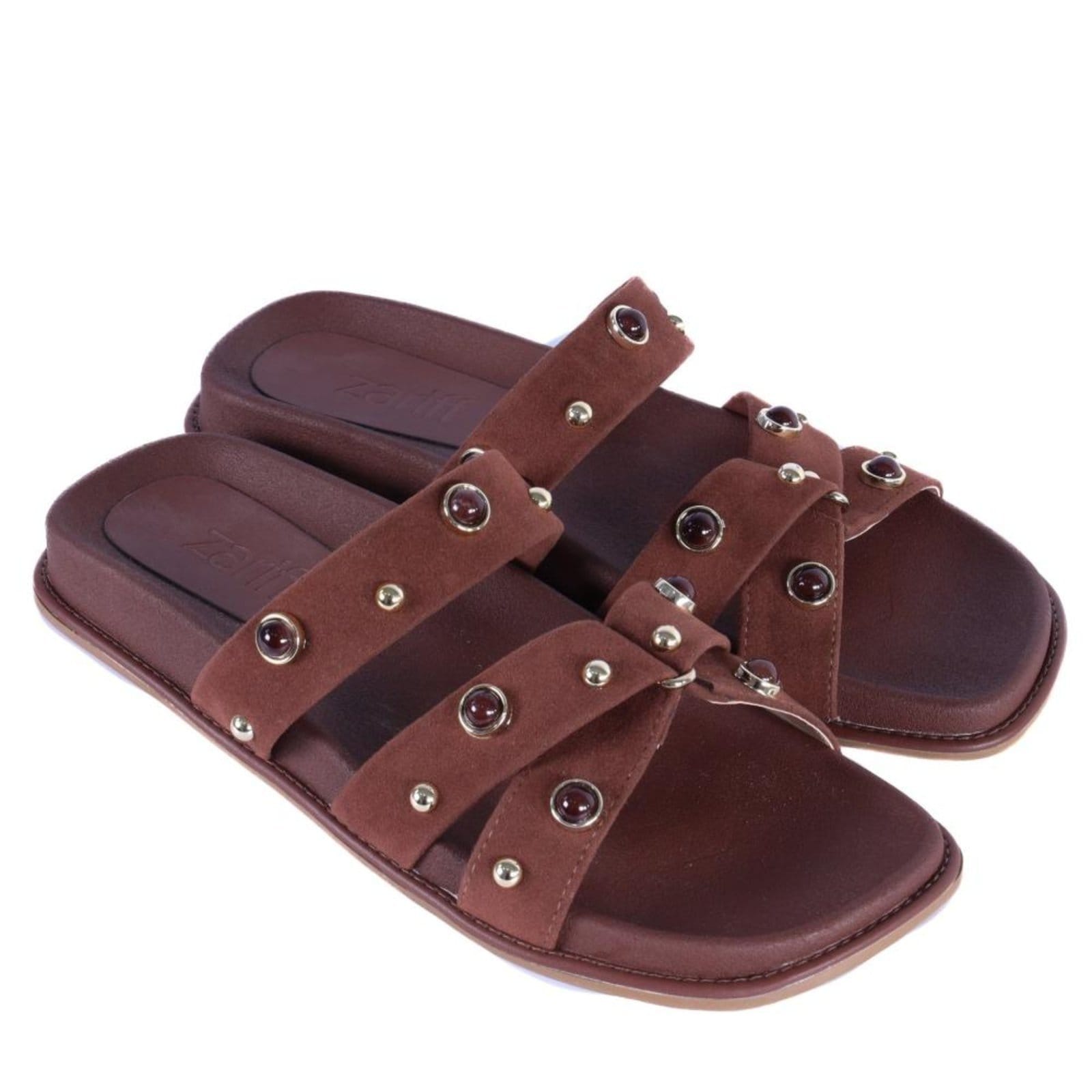 Vista 2 Papete Feminina Zariff Aplicações 0893 Terra Zariff incolor