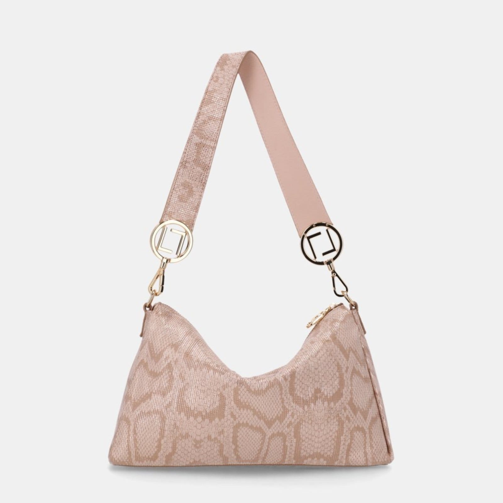 Vista 2 Bolsa Baguete Pequena Luz da Lua - 2000778 Luz Da Lua Luz Da Lua rosê