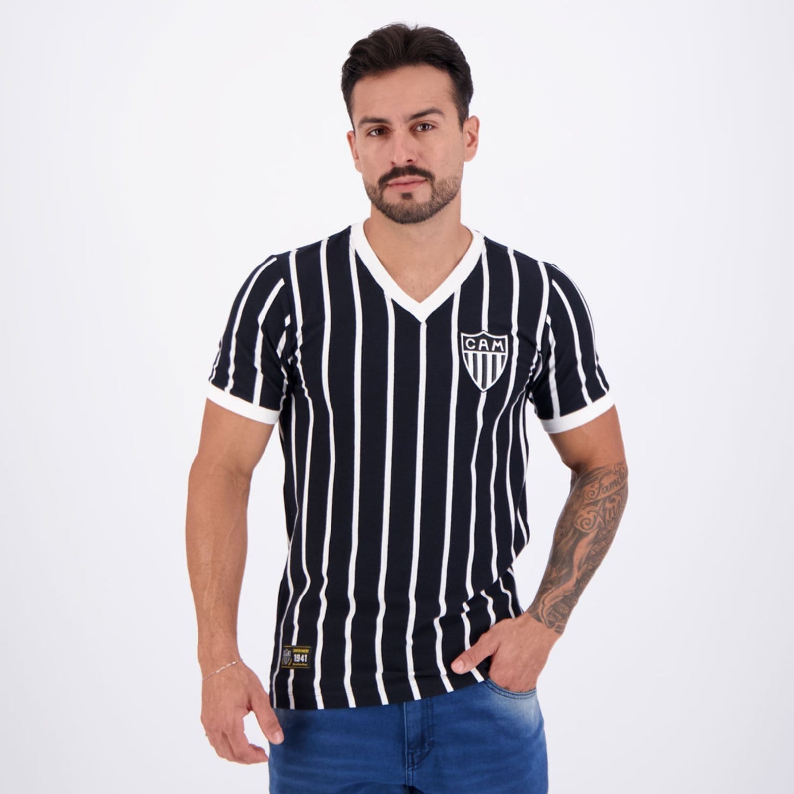 Camisa Atlético Mineiro Retrô 1941 Preta