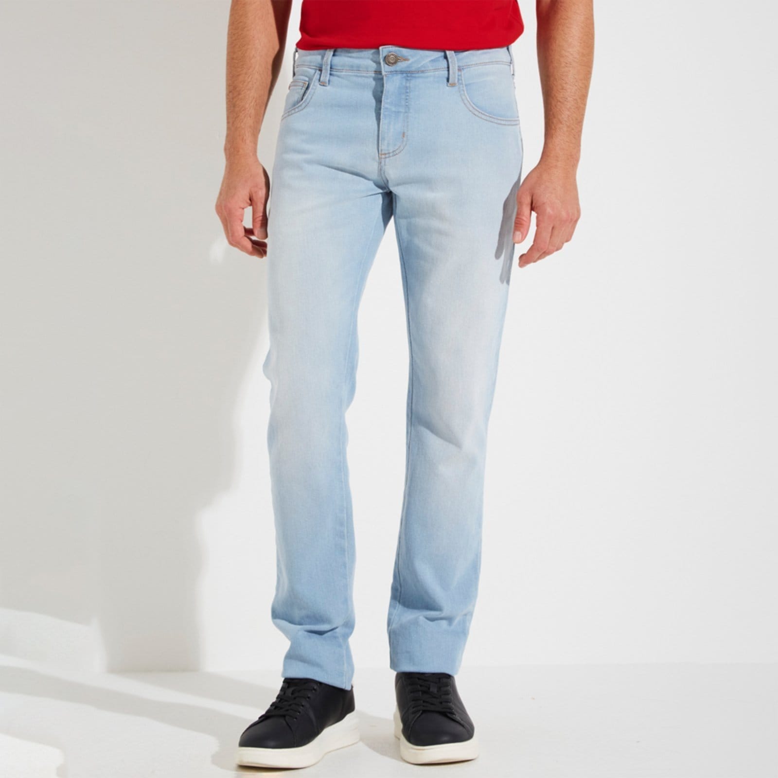 Vista principal Calça Jeans Forum Igor Skinny Ou25 Claro Masculino Forum azul