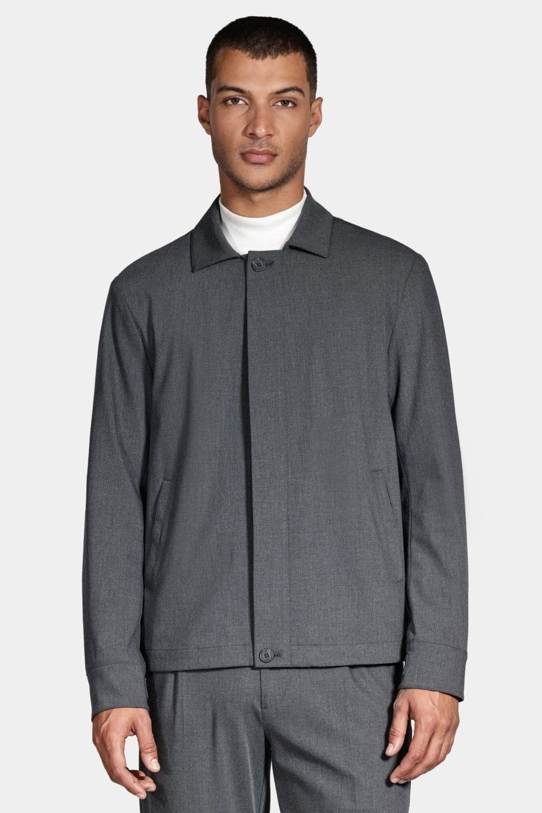 Jaqueta Aramis Pv Mescla Grafite Mescla