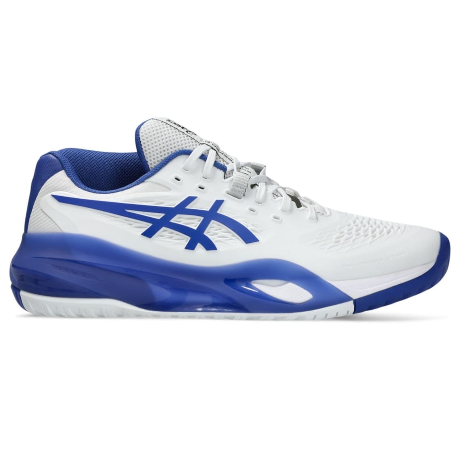 Vista 2 Tênis ASICS Gel-Resolution X - Masculino - Branco/Azul ASICS branco azul