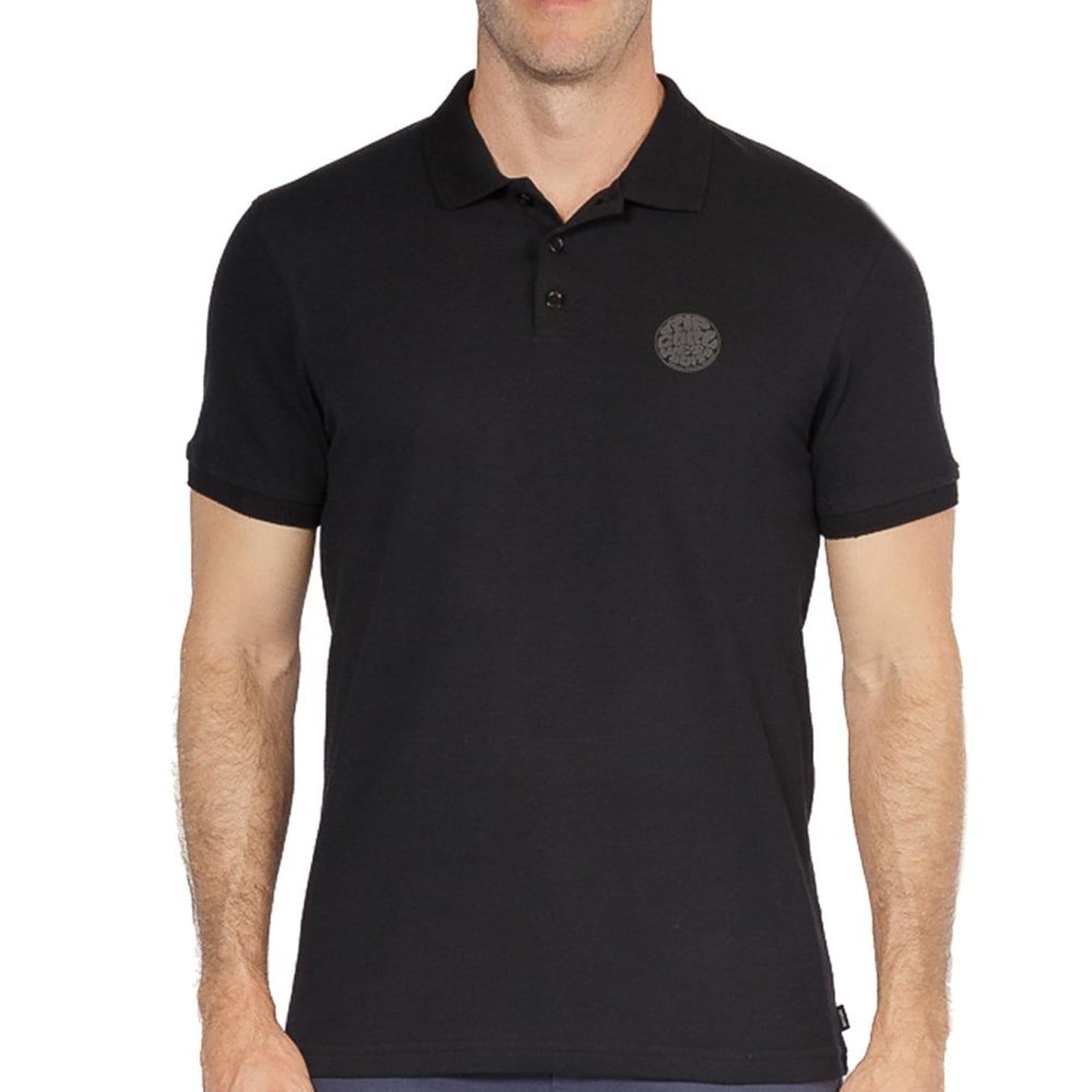 Camisa Rip Curl Polo Wettie SM26 Masculina Black