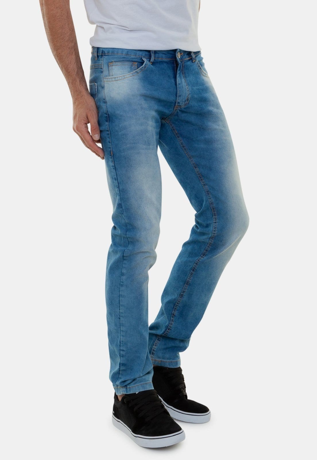 Calça Jeans Versatti Masculina Tradicional Premium Original Azul Holanda
