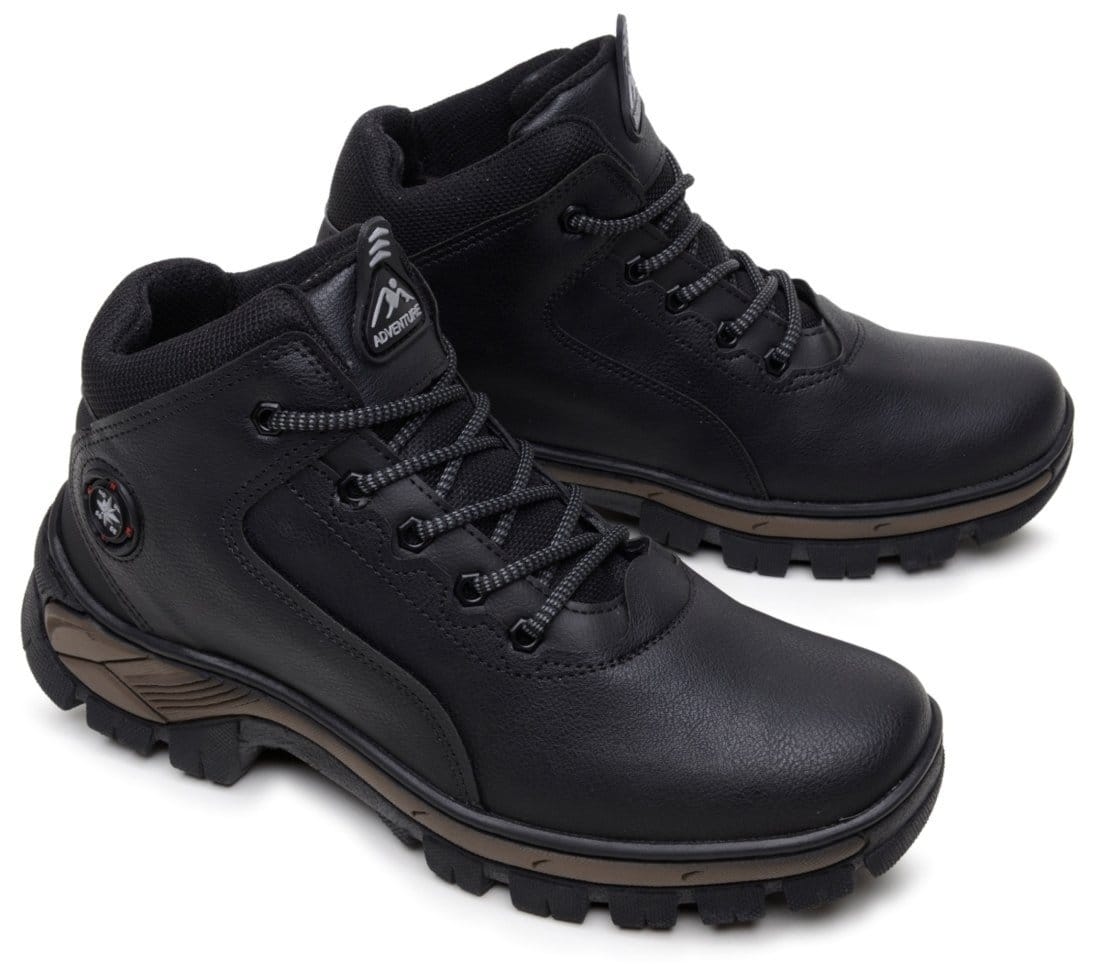 Vista 2 Tênis Coturno Bota Adventure Masculino 192 Footworks preto