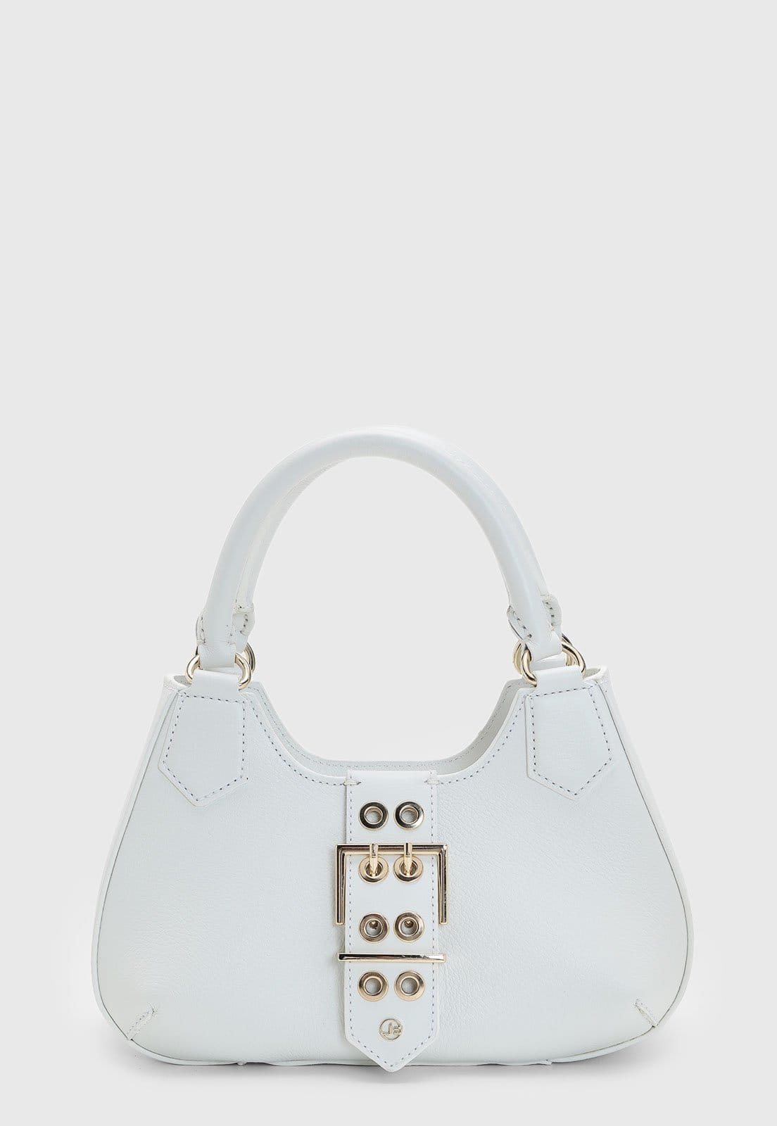 Bolsa Feminina Jorge Bischoff Detalhe Metálico Branca