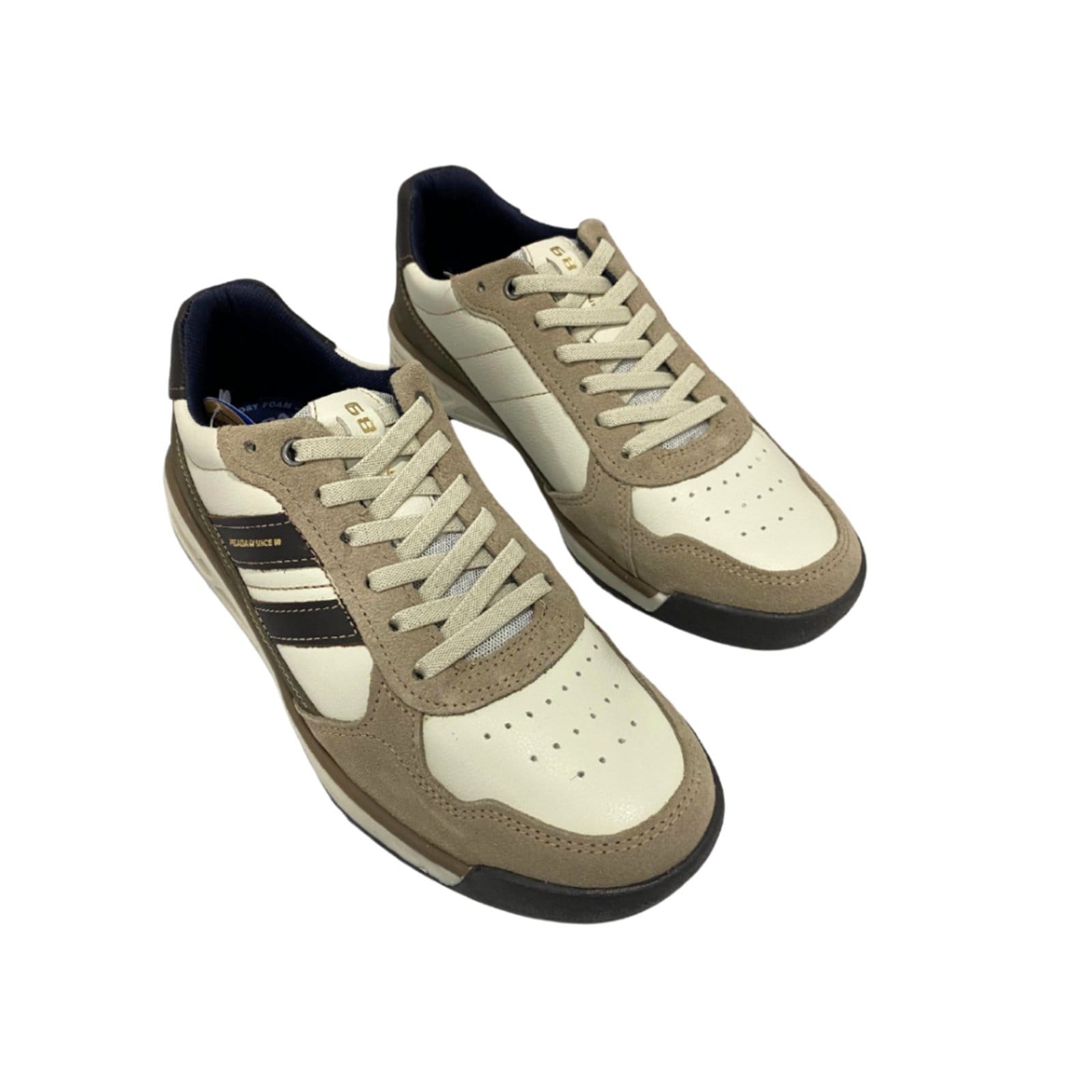 Vista 2 Sapatênis Pegada Masculino em Couro -112504 PEGADA marrom