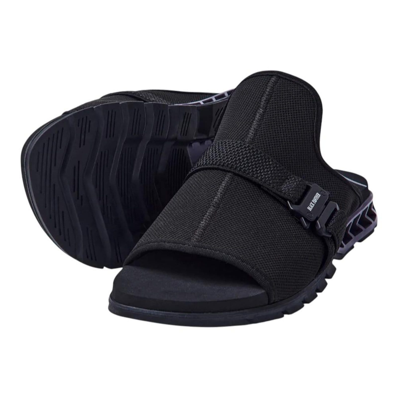 Chinelo Kenner Rakka Slide Fiv Black Panther Masculino Preto Preto
