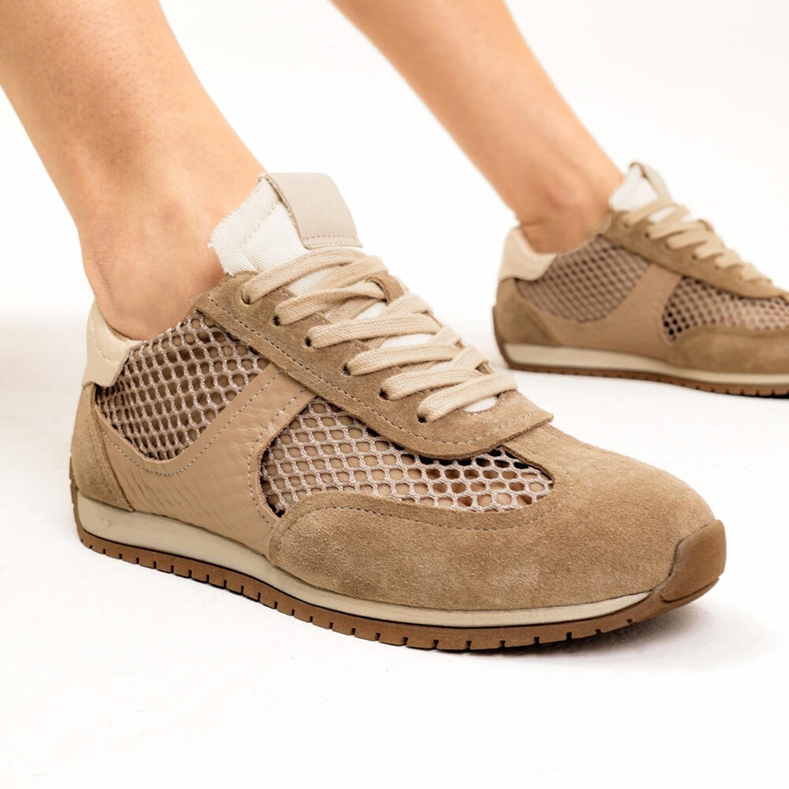 Vista 2 Tênis Casual Couro Cecconello 2756001-4 Cecconello nude