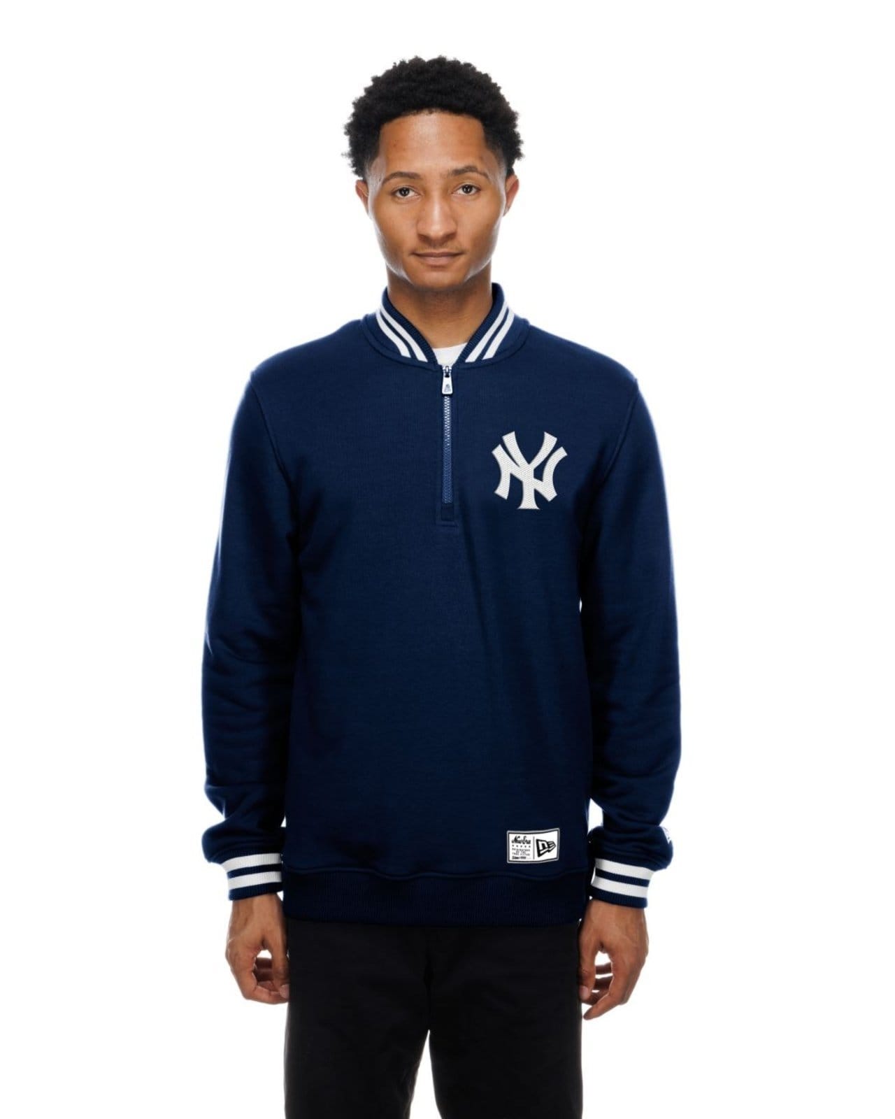 Moletom New Era Quarter Zip New York Yankees Marinho