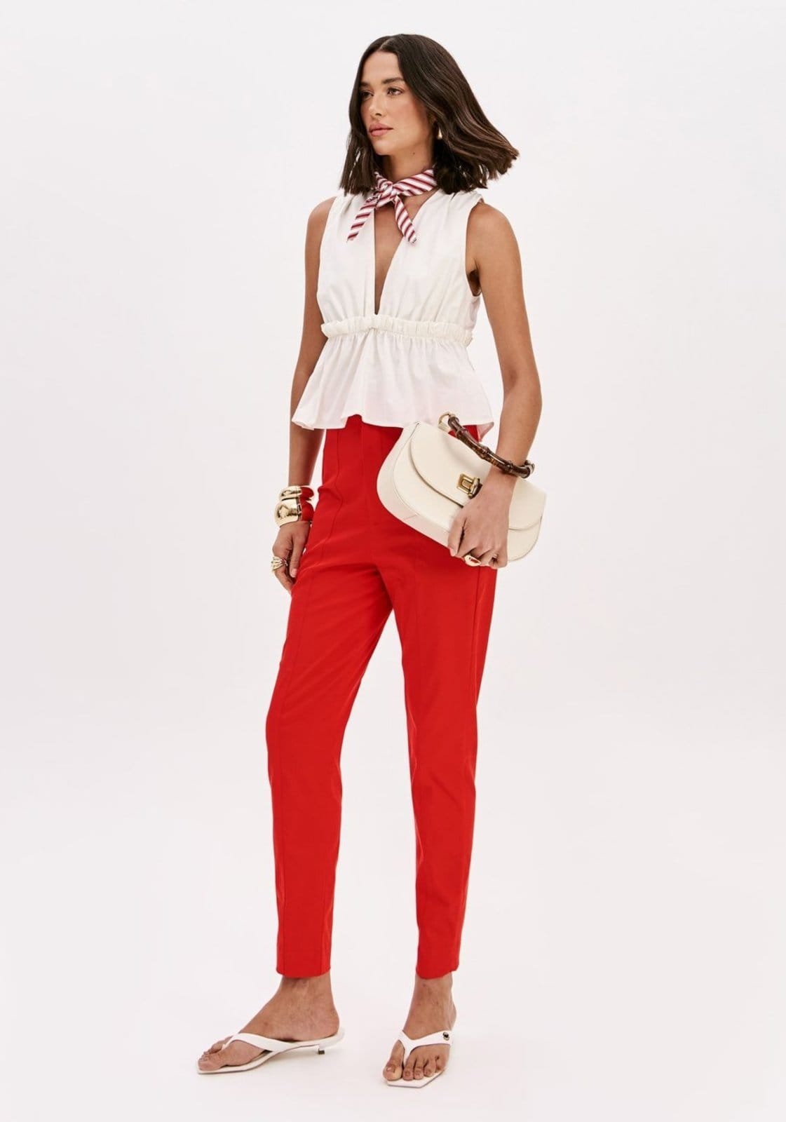 Calça Carrot Cintura Alta