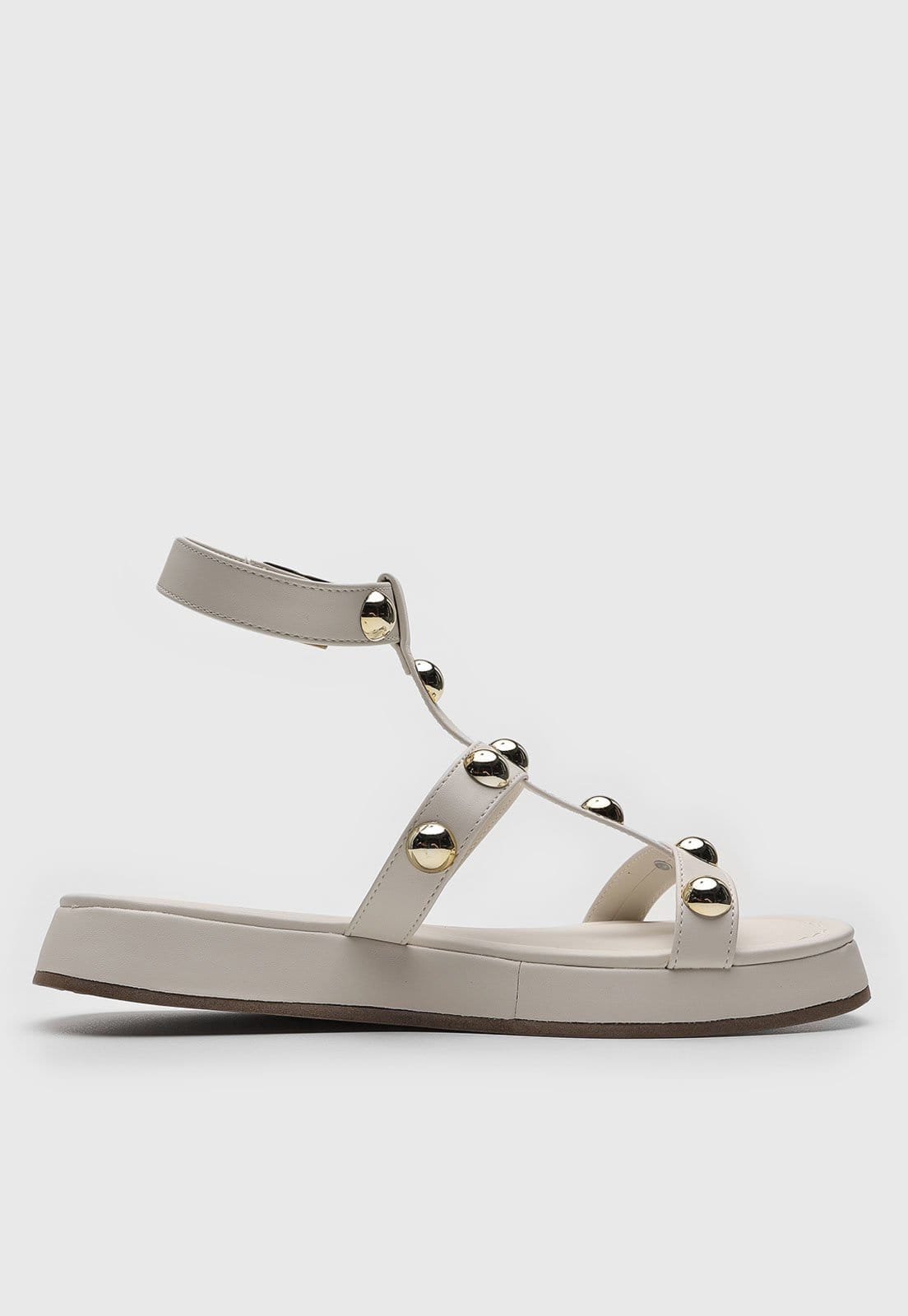 Vista 2 Rasteira Papete Via Uno Tiras Branca VIA UNO branco