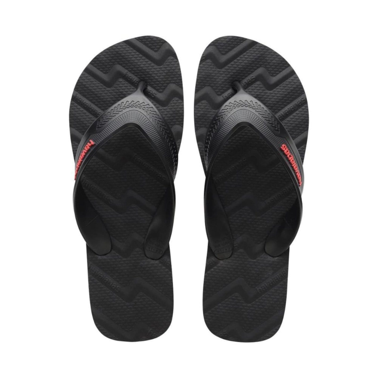 Chinelo Masculino Havaianas Track Waves Preto