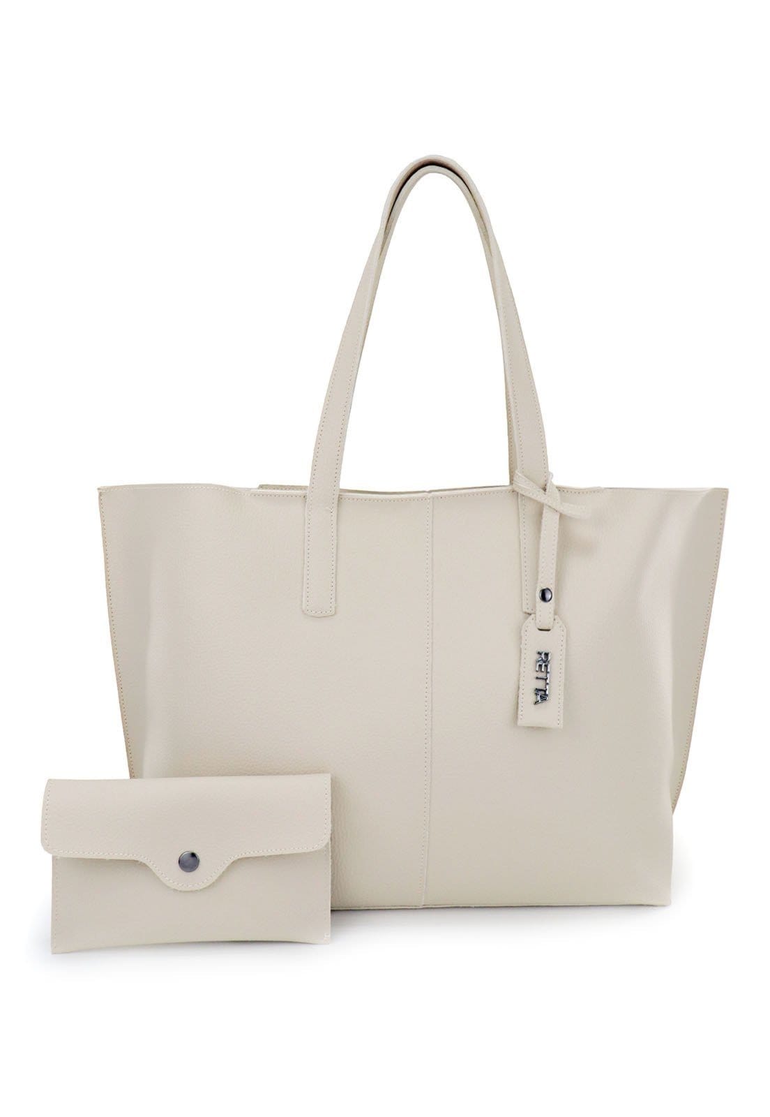 Bolsa Saco Grande Yasmin Retta Oficial Marfim