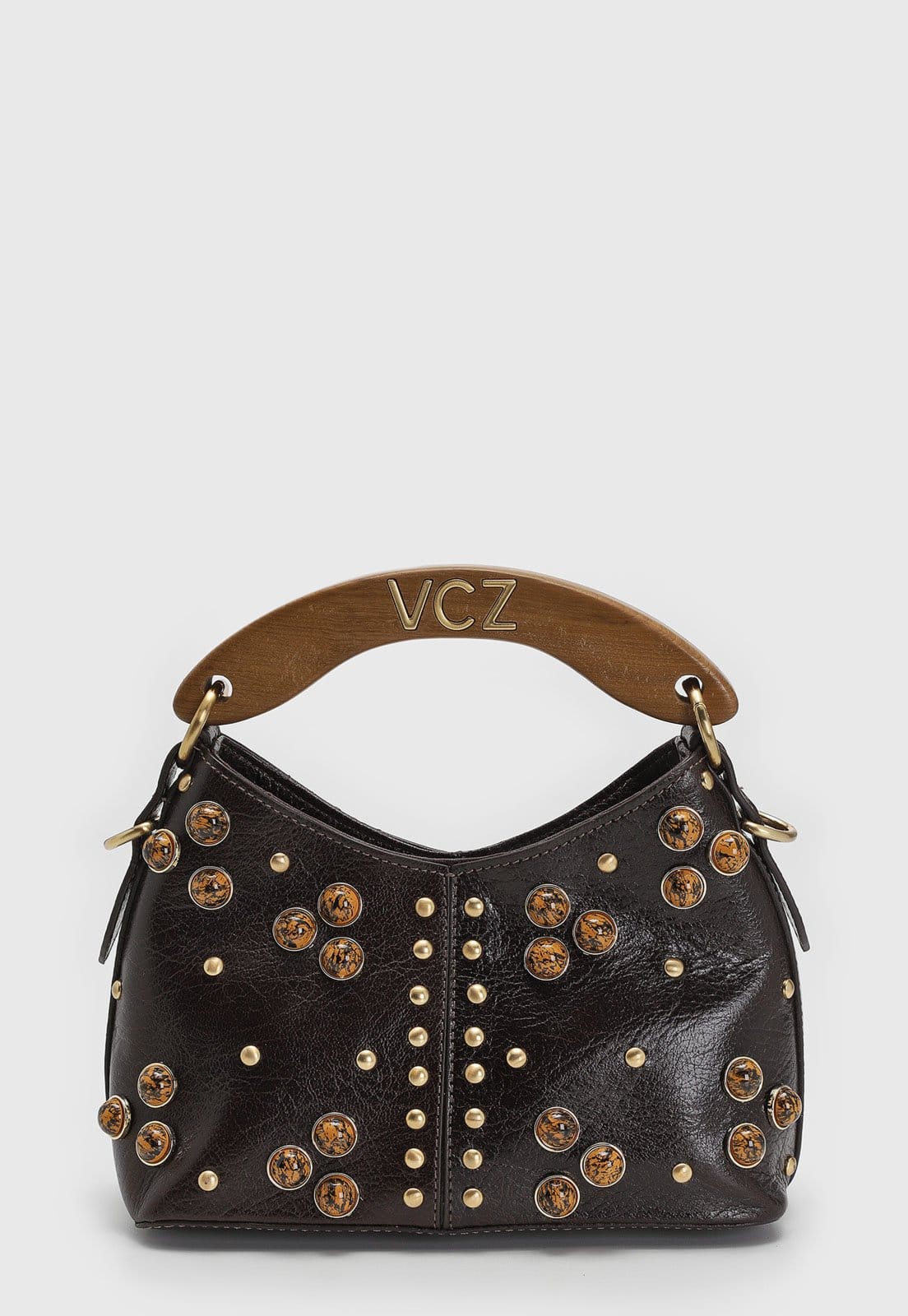 Bolsa Feminina Vicenza Alça Madeira Chocolate