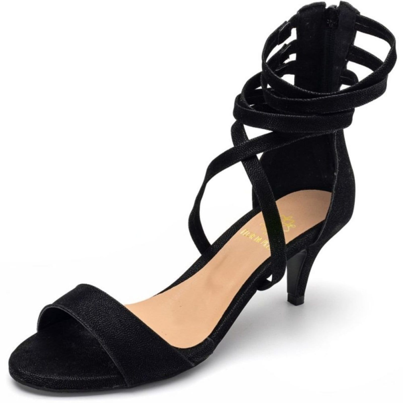 Sandália Feminina Salto Baixo 180158 Nobucado